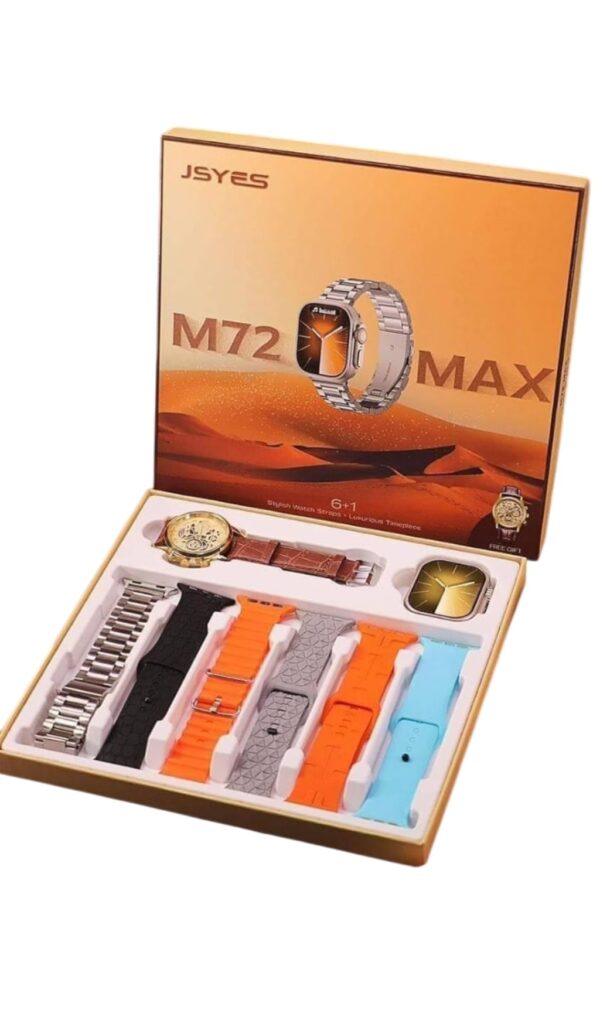 M72 Max Smartwatch_ Premium 2-in-1 Watch Set - Fast Delivery in Dubai, Abu Dhabhi, Sharjah & all over UAE