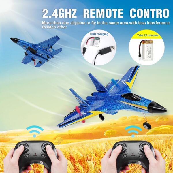 SU-27 RC 2.4GHz 2CH Remote Control Plane