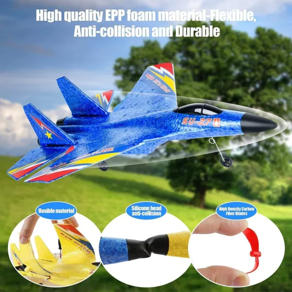 SU-27 RC Airplane 2.4GHz 2CH Remote Control Jet Plane
