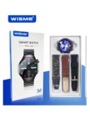 Wisme WS-X2 Smartwatch for Men with 3 Interchangeable Straps