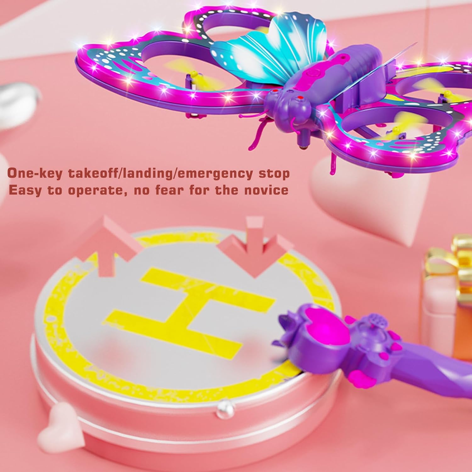 4DRC V40 Glitter Butterfly Drone for Kids img10