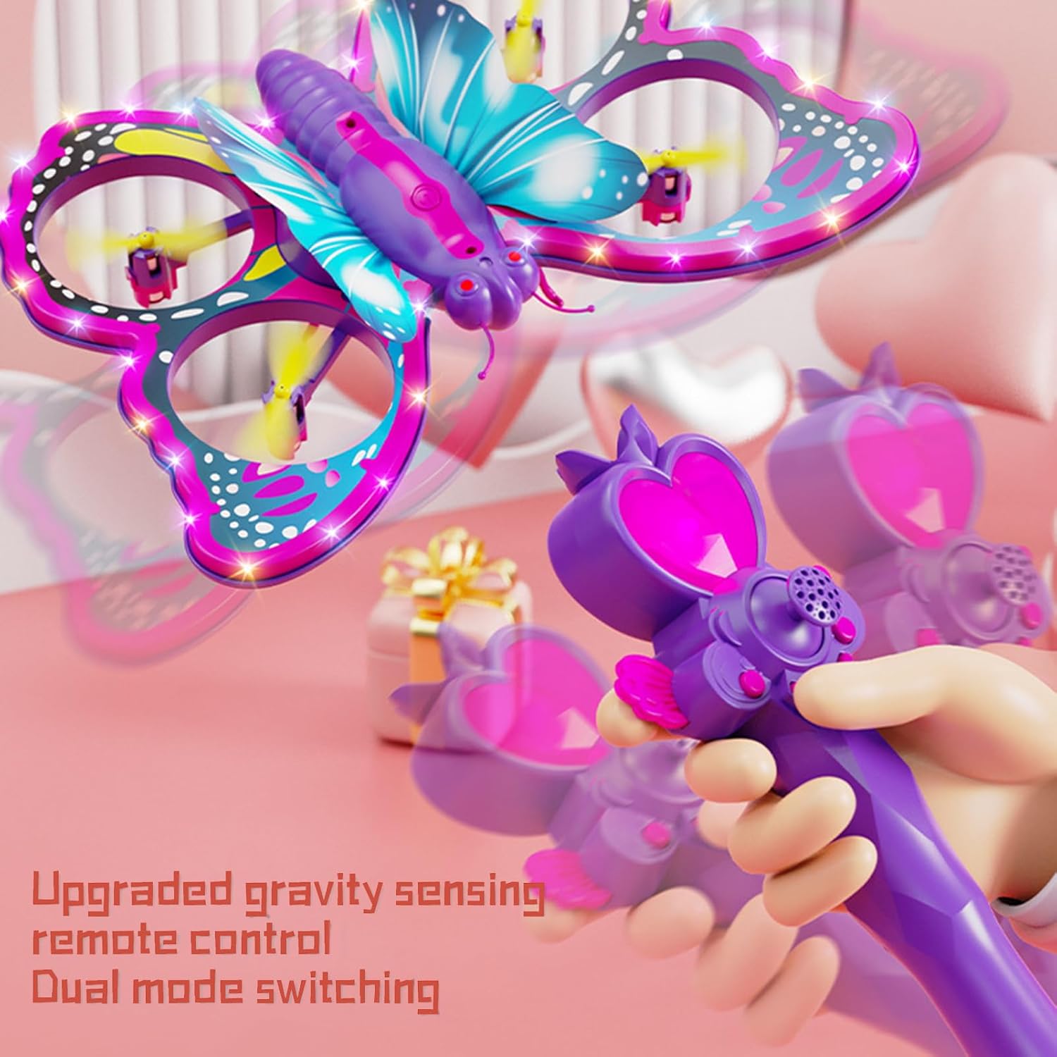 4DRC V40 Glitter Butterfly Drone for Kids img4