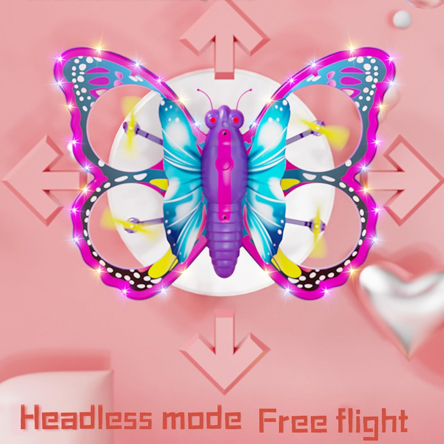 4DRC V40 Glitter Butterfly Drone for Kids img7
