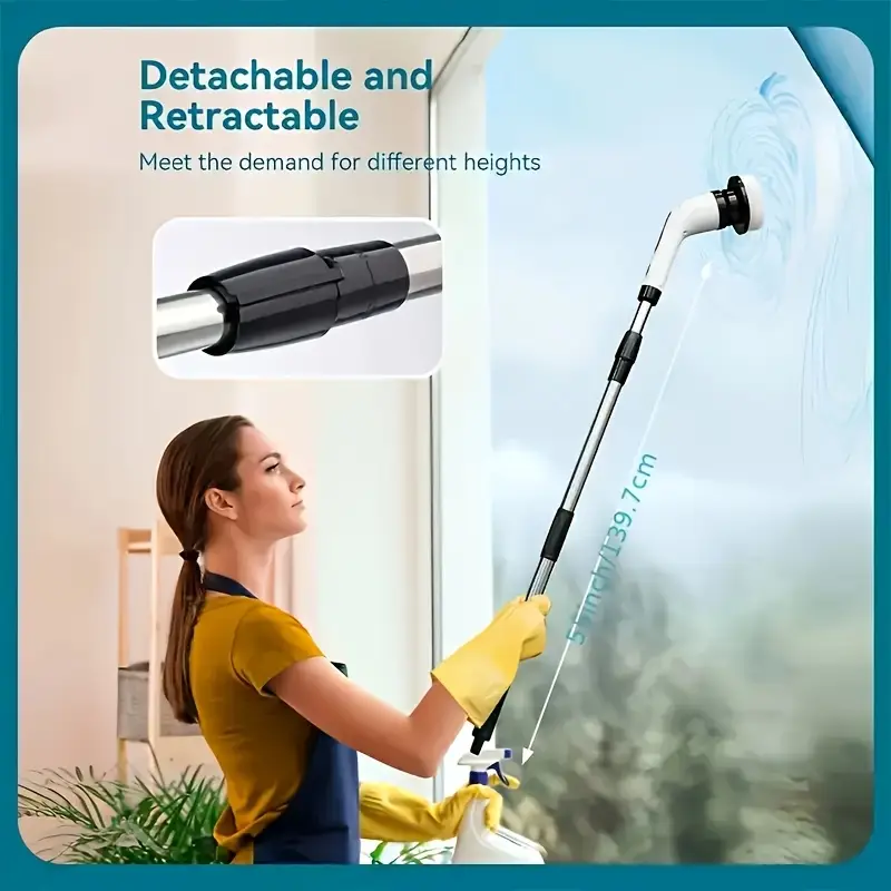 9 in 1 Electric Cleaning Brush Scrubber